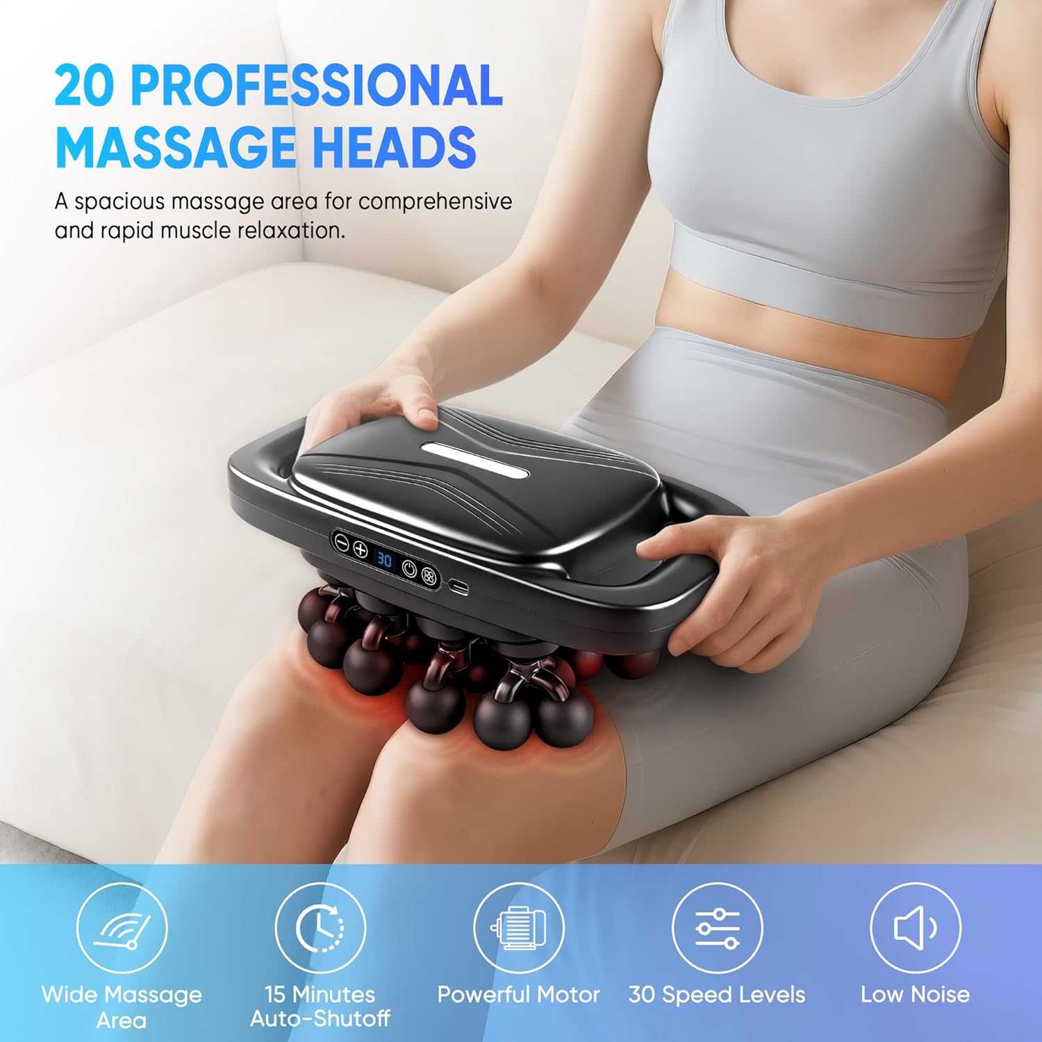 Deep Tissue Massage Gun with 2 – Massage Gun Deep Tissue Bewertung und Preis