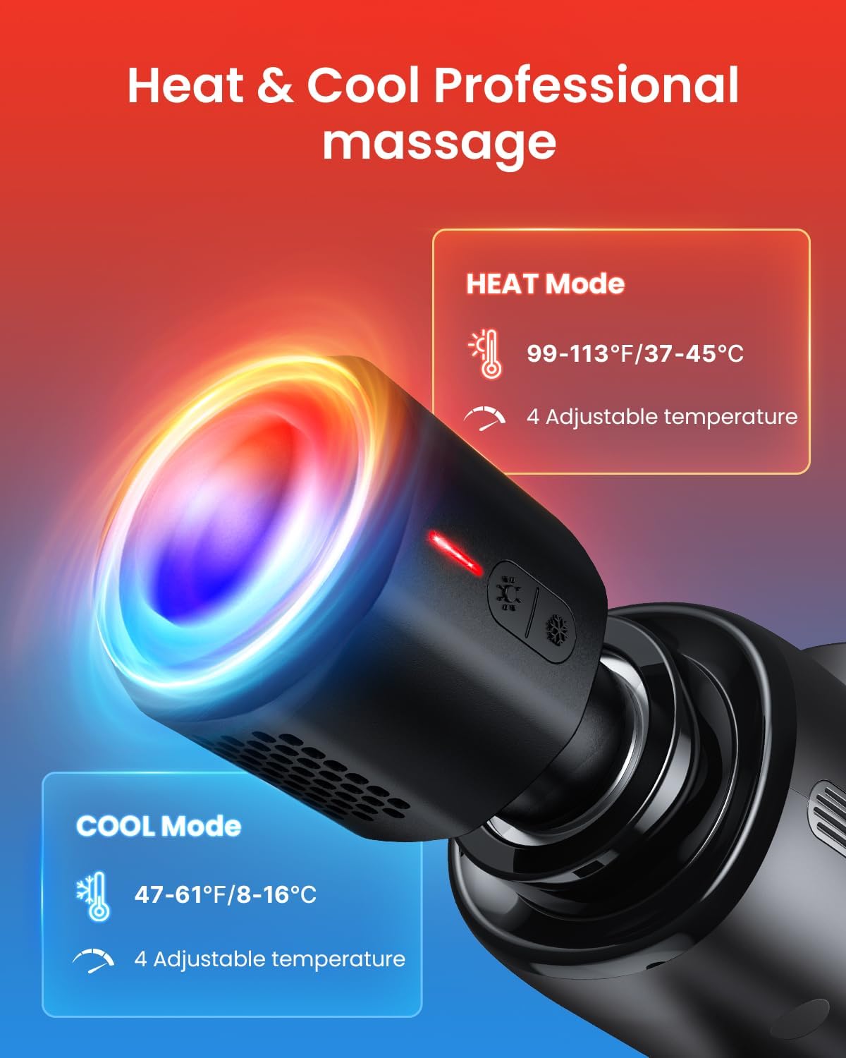 Hot & Cold Massage Gun for Mus – Massage Gun Deep Tissue Bewertung und Preis